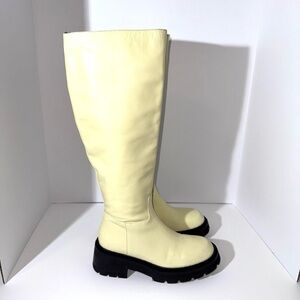 By Far Yellow Russel Lug Sole Boots